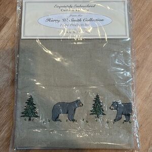 Window valance-Embroidered Curtain Valance -